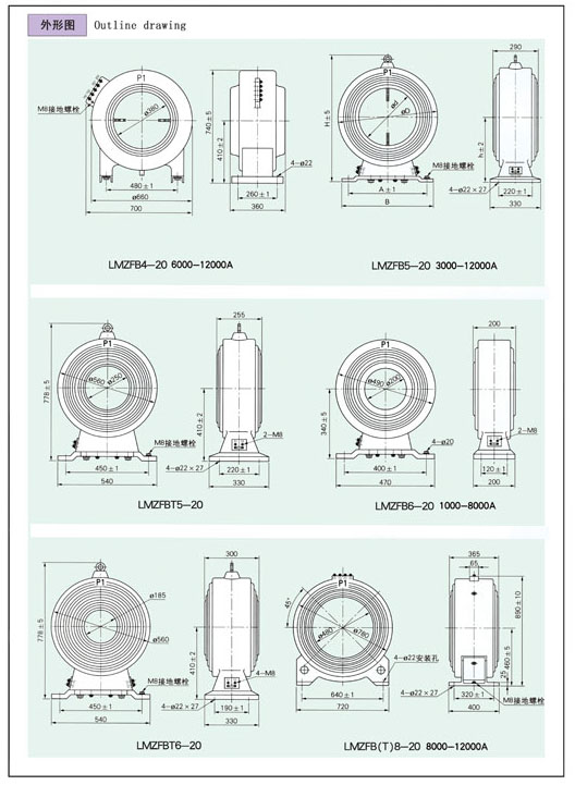 15-24kv敞開母線式電流互感器